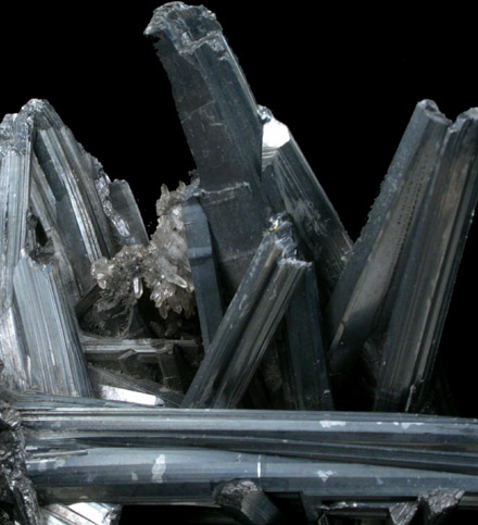 Stibnite with Quartz from Ichinokawa Mine, Ehime, Shikoku Island, Japan