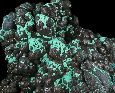 Malachite on Goethite-Hematite from Orogrande District, Otero County, New Mexico