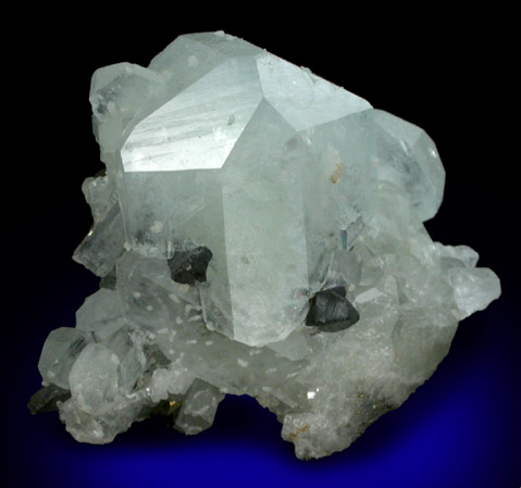 Datolite with Galena and Pyrite from Charcas District, San Luis Potosi, Mexico