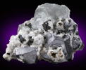 Fluorite, Galena, Calcite, Pyrite from Naica District, Saucillo, Chihuahua, Mexico