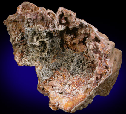 Smithsonite pseudomorph after Calcite from Mineral Point, Iowa County, Wisconsin