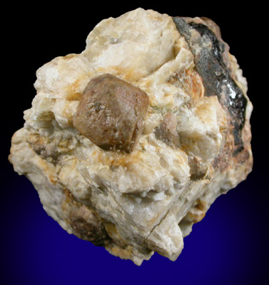 Xenotime-(Y) with Euxenite-(Y) from Tuftane, Frikstad, Iveland, Aust-Agder, Norway