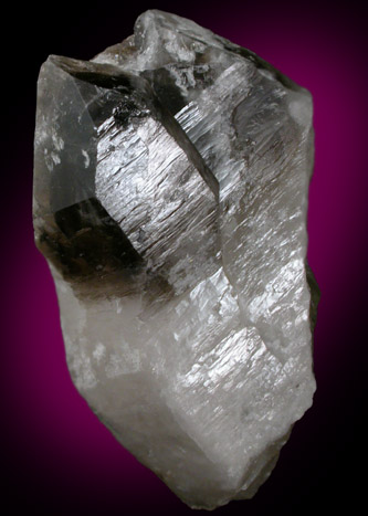 Quartz var. Smoky from Greenlaw Quarry, Mount Apatite, Auburn, Androscoggin County, Maine