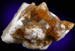 Fluorite with Pyrite from Pint's Quarry, Raymond, Black Hawk County, Iowa