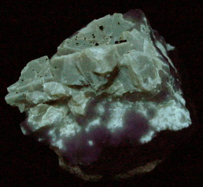 Fluorite with Pyrite from Pint's Quarry, Raymond, Black Hawk County, Iowa