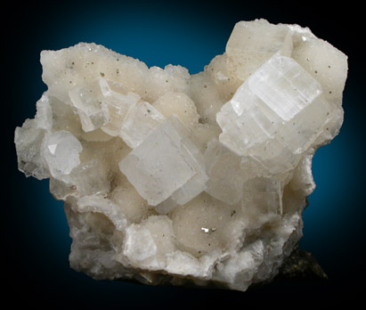Apophyllite, Pyrite, Pectolite from Millington Quarry, Bernards Township, Somerset County, New Jersey