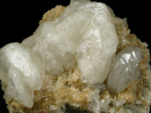 Calcite with Stilbite-Ca from Kibblehouse Quarry, Perkiomenville, Montgomery County, Pennsylvania