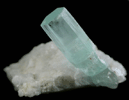 Beryl var. Aquamarine on Albite from Skardu, Baltistan, Gilgit-Baltistan, Pakistan