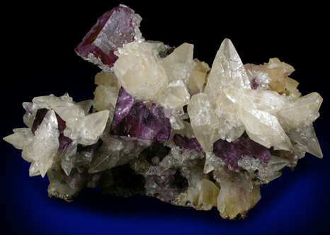 Calcite and Fluorite from Cave-in-Rock District, Hardin County, Illinois