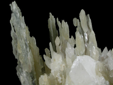 Calcite on Ulexite with Colemanite from Boron Open Pit Mine, Extension 18, Boron District, Kern County, California