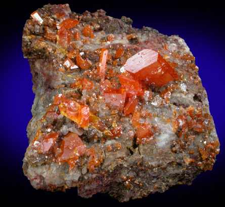 Wulfenite from Red Cloud Mine, Silver District, La Paz County, Arizona