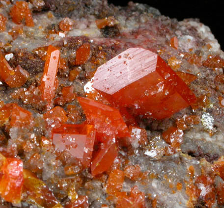 Wulfenite from Red Cloud Mine, Silver District, La Paz County, Arizona