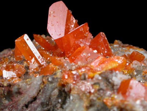 Wulfenite from Red Cloud Mine, Silver District, La Paz County, Arizona