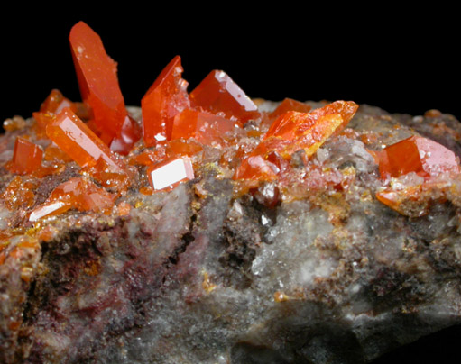 Wulfenite from Red Cloud Mine, Silver District, La Paz County, Arizona