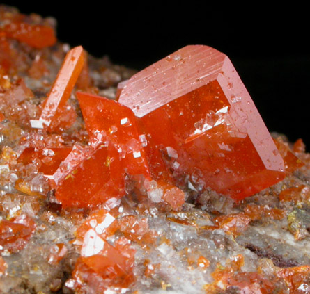 Wulfenite from Red Cloud Mine, Silver District, La Paz County, Arizona