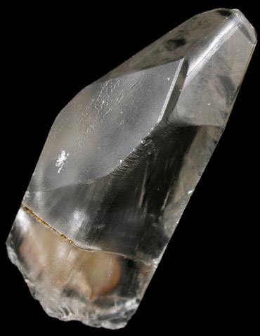 Quartz with rare crystal faces and etching from Brazil