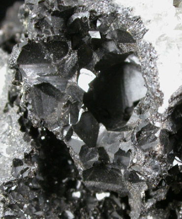 Cassiterite casts after Calcite from Colquechaca, Chayanta Province, Bolivia