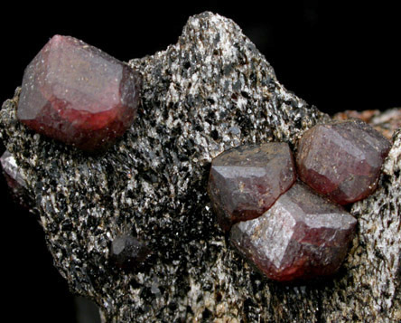 Almandine Garnet in Schist from Pond Hill, near Pearl Lake, Lisbon, Grafton County, New Hampshire