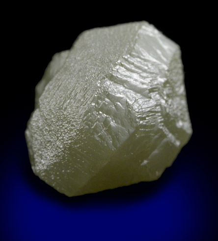 Diamond (9.76 carat three intergrown green-gray cubo-octahedral crystals) from Bakwanga Mine, Mbuji-Mayi (Miba), Democratic Republic of the Congo