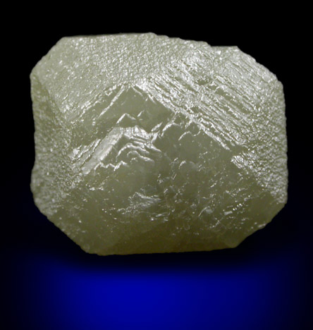 Diamond (9.76 carat three intergrown green-gray cubo-octahedral crystals) from Bakwanga Mine, Mbuji-Mayi (Miba), Democratic Republic of the Congo