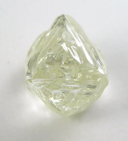 Diamond (2.40 carat cuttable gem-grade yellow octahedral crystal) from Matto Grosso, Brazil