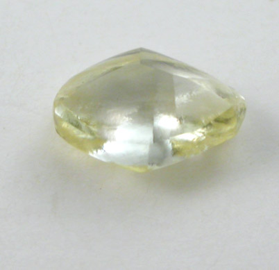 Diamond (0.14 carat fancy-yellow dodecahedral crystal) from Northern Cape Province, South Africa