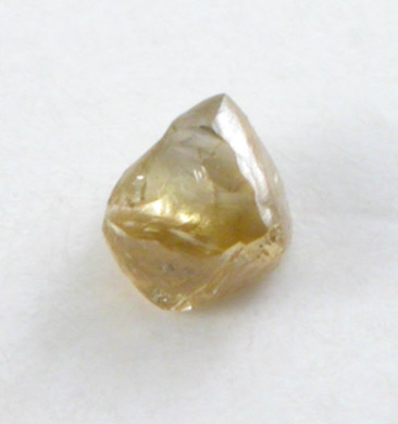 Diamond (0.05 carat fancy-yellow octahedral crystal) from Northern Cape Province, South Africa