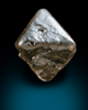 Diamond (2.06 carat gray-brown octahedral crystal) from Argyle Mine, Kimberley, Western Australia, Australia