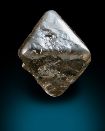 Diamond (2.06 carat gray-brown octahedral crystal) from Argyle Mine, Kimberley, Western Australia, Australia