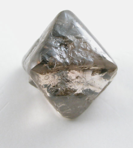 Diamond (2.06 carat gray-brown octahedral crystal) from Argyle Mine, Kimberley, Western Australia, Australia