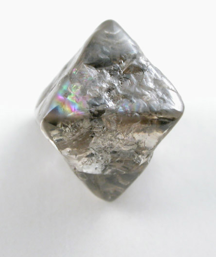 Diamond (2.73 carat gray octahedral crystal) from Argyle Mine, Kimberley, Western Australia, Australia