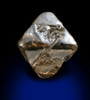 Diamond (3.36 carat brown octahedral crystal) from Argyle Mine, Kimberley, Western Australia, Australia