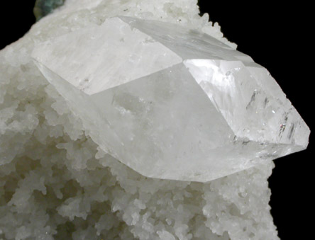 Apophyllite on Quartz from Pune District, Maharashtra, India