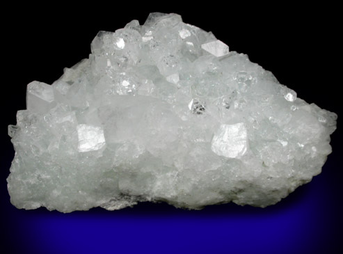 Apophyllite on Prehnite from Pune District, Maharashtra, India