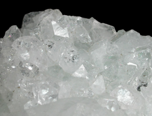 Apophyllite on Prehnite from Pune District, Maharashtra, India