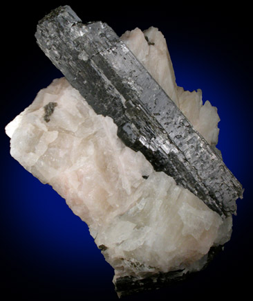 Fluoro-richterite (Fluororichterite) in Calcite from Earle Property, Wilberforce, Ontario, Canada