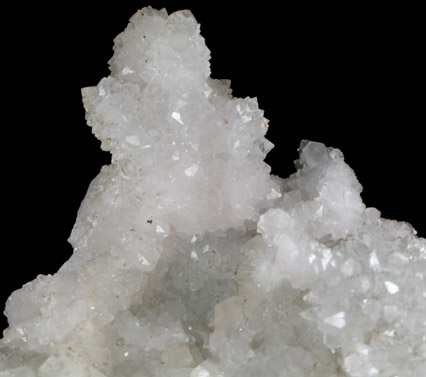 Quartz pseudomorphs after Anhydrite with Calcite from Silliman Quarry, Southbury, New Haven County, Connecticut