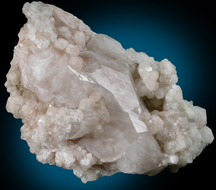 Analcime and Calcite from Croft Quarry, Leicestershire, England