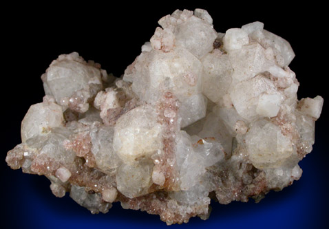 Analcime and Calcite from Croft Quarry, Leicestershire, England