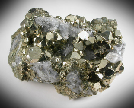 Pyrite and Quartz from Spain