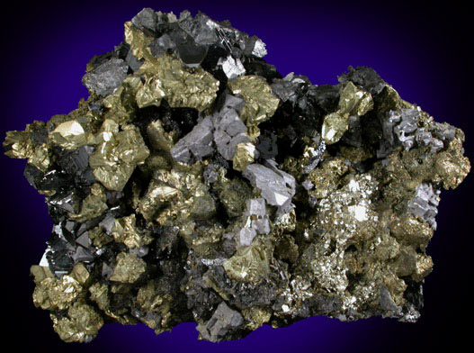 Chalcopyrite, Galena, Sphalerite, Pyrite from Deveti Septemvri Mine, Madan District, Rhodope Mountains, Bulgaria