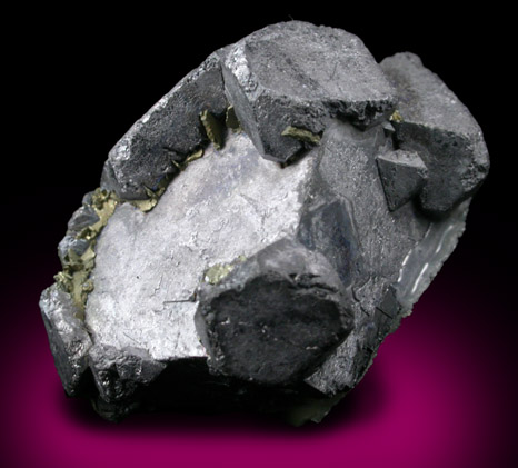 Galena on Galena from Tri-State Lead-Zinc Mining District, near Joplin, Jasper County, Missouri