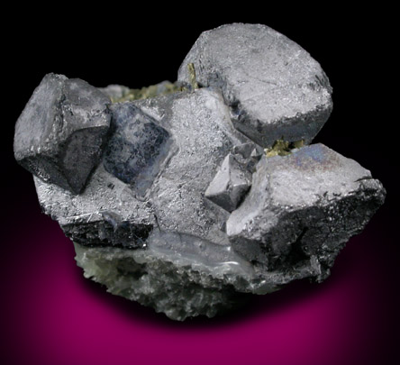 Galena on Galena from Tri-State Lead-Zinc Mining District, near Joplin, Jasper County, Missouri