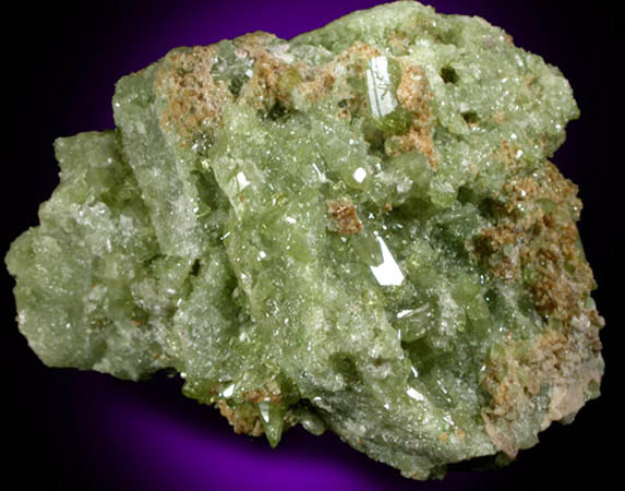 Vesuvianite from Jeffrey Mine, Asbestos, Qubec, Canada