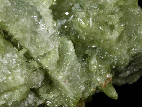 Vesuvianite from Jeffrey Mine, Asbestos, Qubec, Canada