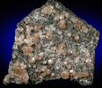 Grossular Garnet with Apophyllite, Albite, Diopside, Pyrrhotite from Jeffrey Mine, Asbestos, Québec, Canada