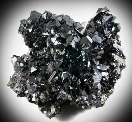 Sphalerite (Spinel-law twinned) with Quartz from Deveti Septemvri Mine, Madan District, Rhodope Mountains, Bulgaria