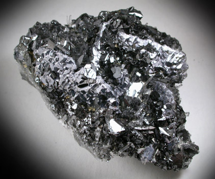 Galena (Spinel-law twinned) with Sphalerite (Spinel-law twinned) and Quartz from Krushev Dol Mine, Madan District, Rhodope Mountains, Bulgaria