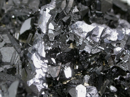 Galena (Spinel-law twinned) with Sphalerite (Spinel-law twinned) and Quartz from Krushev Dol Mine, Madan District, Rhodope Mountains, Bulgaria