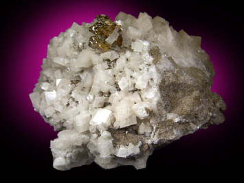 Sphalerite and Dolomite from Walworth Quarry, Walworth, Wayne County, New York